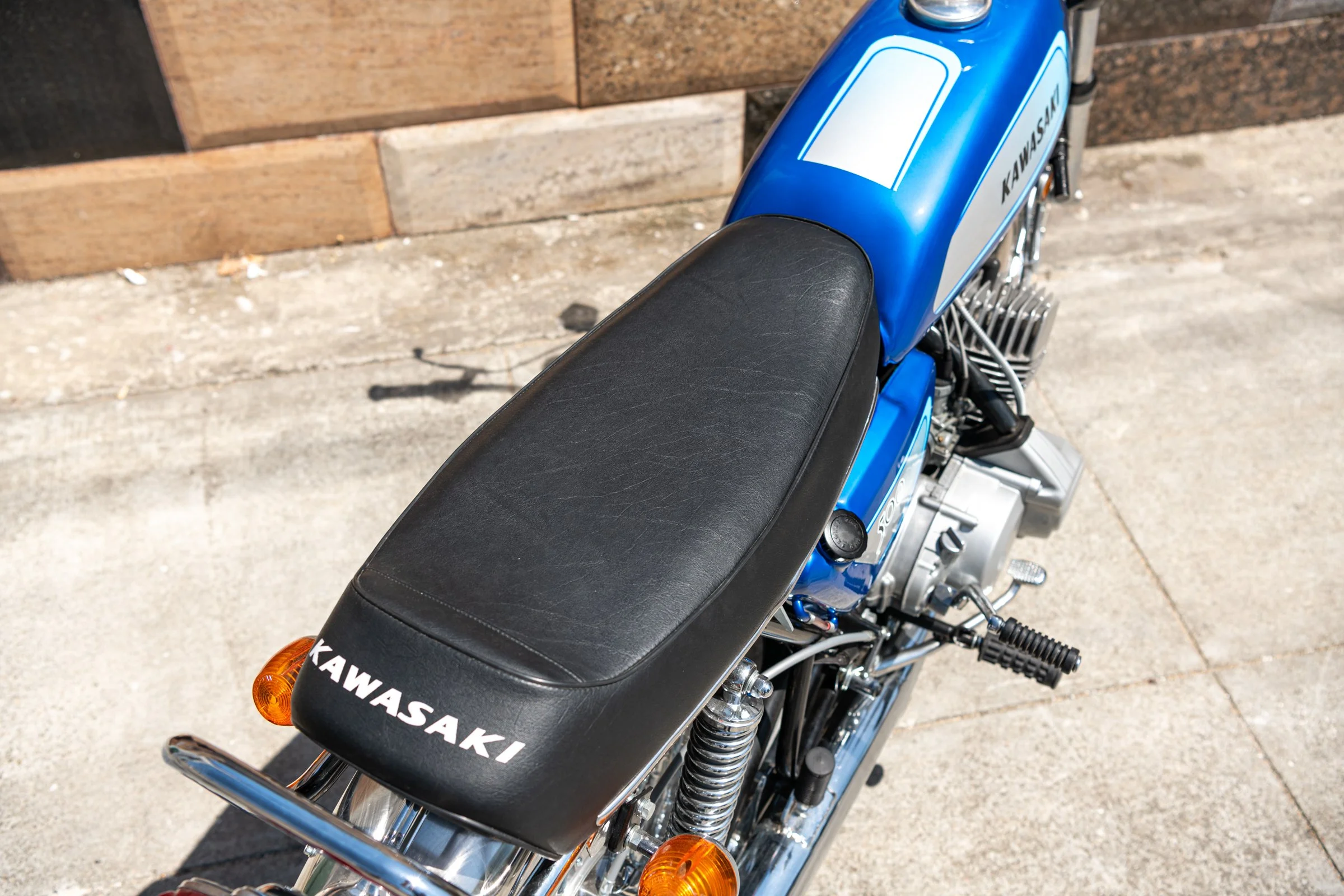 1971 Kawasaki 500 Mach III H1A D284 — Bello Moto SF